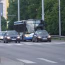 Ulica Morska, Gdynia, autobus linii pospiesznej W, kierunek Pustki Cisowskie - 001